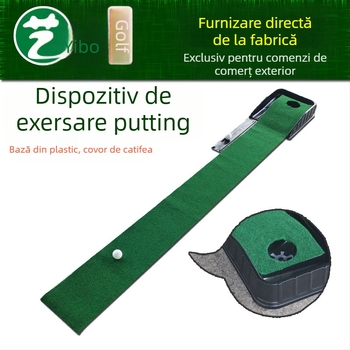 Pistă de antrenament pentru putter de golf de interior, comerț electronic transfrontalier, covor din flanel pentru copii, pentru copii, cu pistă din plastic