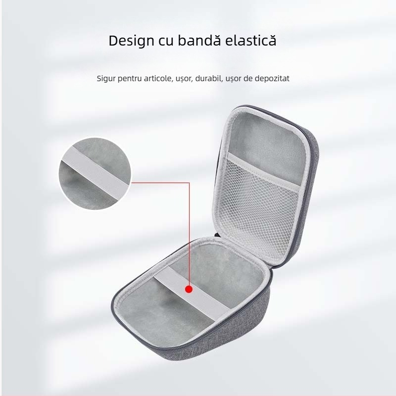 Geanta de depozitare Eva pentru tensiometru este potrivită pentru cutia de protecție a tensiometrului electronic Omron, instrument de măsurare, geantă portabilă rezistentă la șocuri.