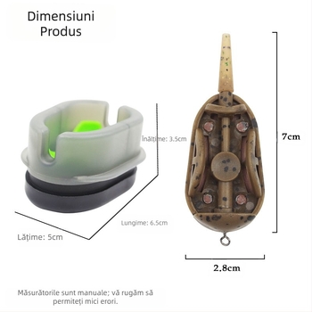Suport pentru momeală transfrontalieră Coolo, pescuit în stil european, seria 3+1, suport pentru momeală, cârlig exploziv, suport pentru momeală, instrument pentru momeală, feide