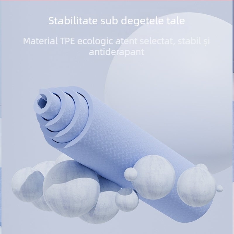 SanFan2024 Saltea de yoga nouă, absorbantă de șocuri, antiderapantă, liniștită, saltea de fitness, sporturi de acasă, saltea moale cu recul puternic
