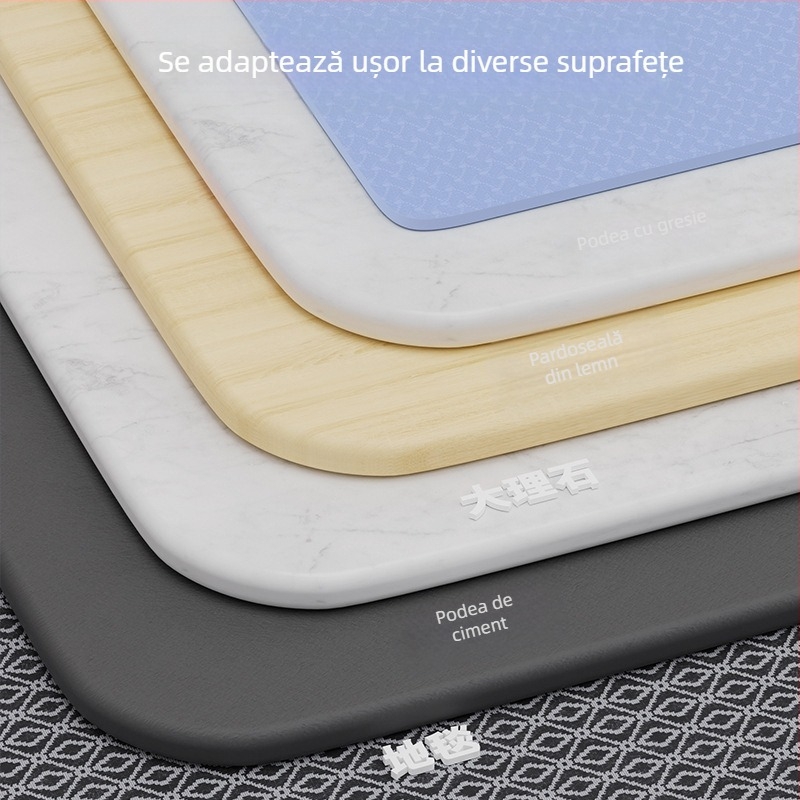 SanFan2024 Saltea de yoga nouă, absorbantă de șocuri, antiderapantă, liniștită, saltea de fitness, sporturi de acasă, saltea moale cu recul puternic