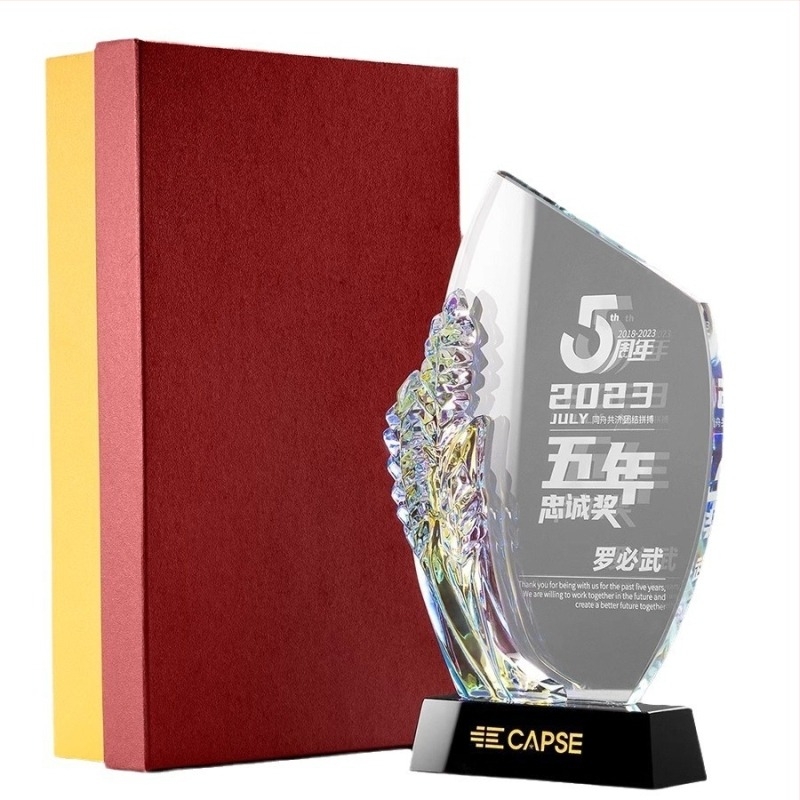 Trofeu de cristal 2024, trofeu creativ, onoare pentru angajați remarcabili, premii comemorative pentru echipe, medalie anuală pentru întâlnire, gravată