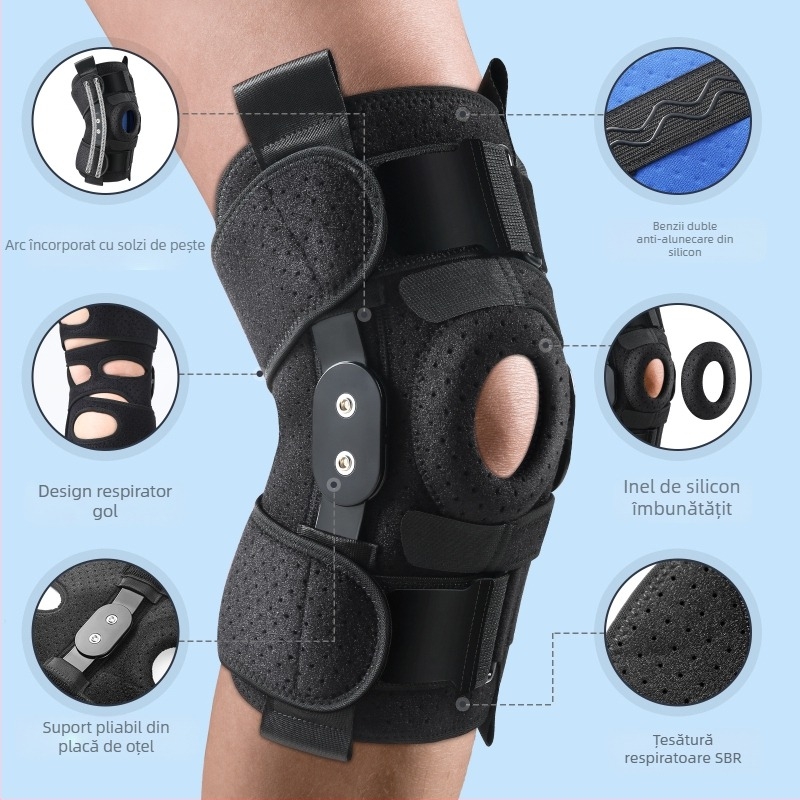 Genunchi protector sport pentru bărbați, baschet, genunchi profesional, silicon, protecție pentru rotula, centură pentru alergare, fitness, genuflexiuni, coardă de sărit, protector, en-gros