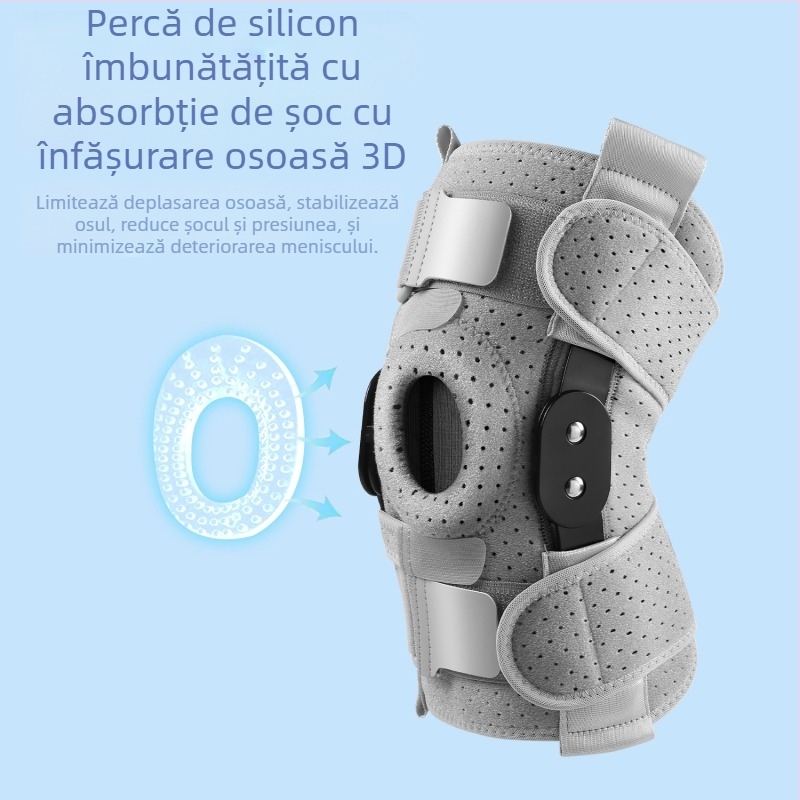 Genunchi protector sport pentru bărbați, baschet, genunchi profesional, silicon, protecție pentru rotula, centură pentru alergare, fitness, genuflexiuni, coardă de sărit, protector, en-gros