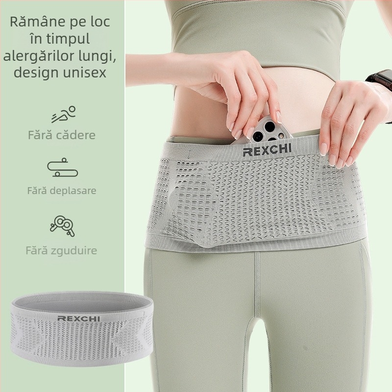 Geantă sport nouă, capacitate mare, telefon mobil, chei, pentru bărbați și femei, alergare în aer liber și echitație, multifuncțională, respirabilă, antiderapantă, picătură
