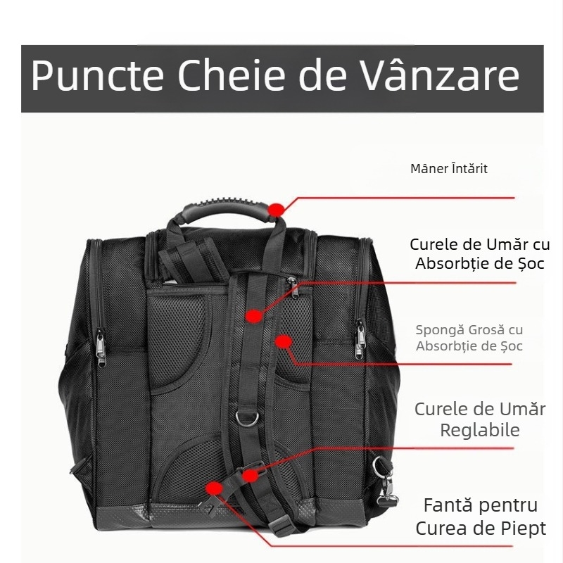 Geantă pentru încălțăminte de schi, rucsac impermeabil multifuncțional, geantă de schi, geantă pentru cască