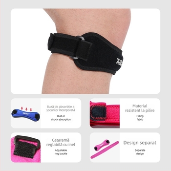 Genunchiere sport compresie centură rotuleană ciclism în aer liber alpinism genunchiere baschet echipamente de protecție producători en-gros