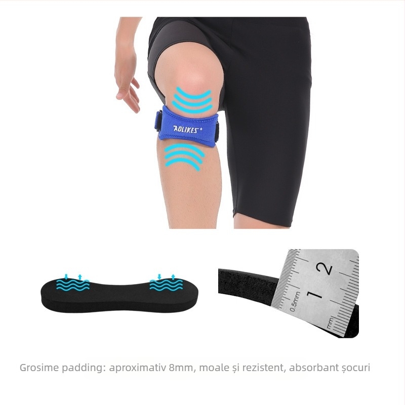 Genunchiere sport compresie centură rotuleană ciclism în aer liber alpinism genunchiere baschet echipamente de protecție producători en-gros