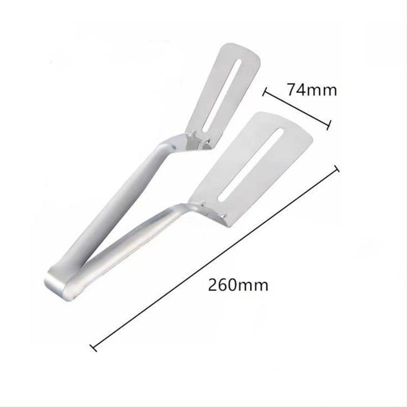 Nechuan 304 din oțel inoxidabil pentru prăjit pește, lopată de uz casnic, lopată pentru prăjit, clip, lopată pentru clătite, lopată pentru friptură, artefact pentru prăjit pește