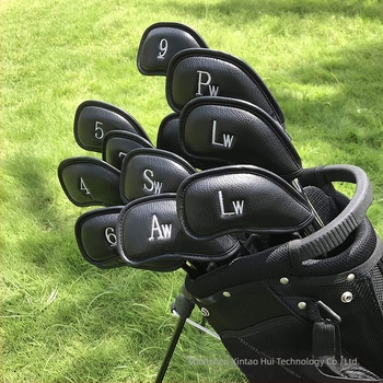 Husă nouă pentru club de golf, husă de protecție din piele PU, anti-zgârieturi, curea anti-uzură digitală, husă de protecție pentru bara de fier, 12