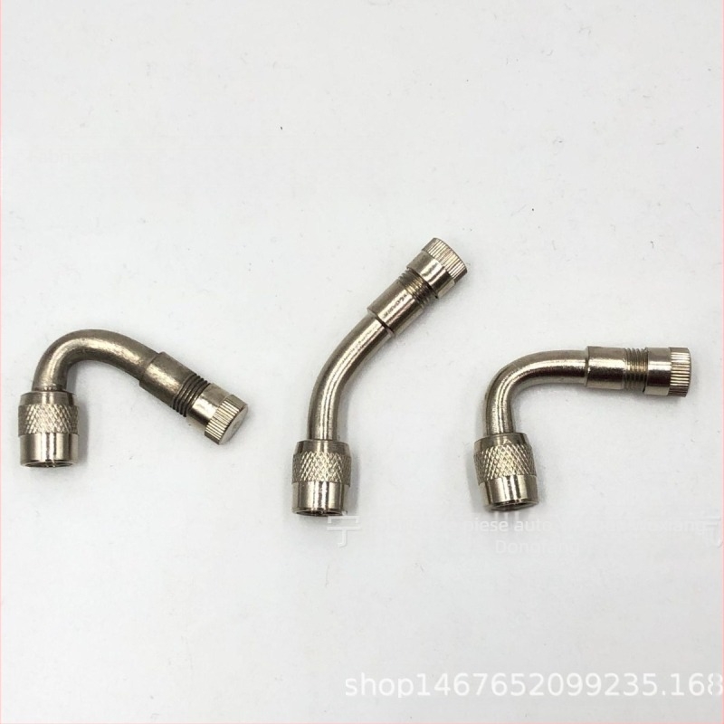 Tub de extensie pentru anvelope auto și motocicletă, valvă americană, echilibrare roată unică, extensie auto, gură metalică gonflabilă, tijă de trecere