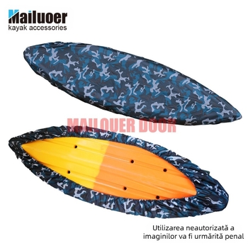 Accesorii pentru huse de caiac și barcă Husă pentru canoe Husă impermeabilă Oxford Husă anti-praf Husă pentru barcă Husă de camuflaj Oxford