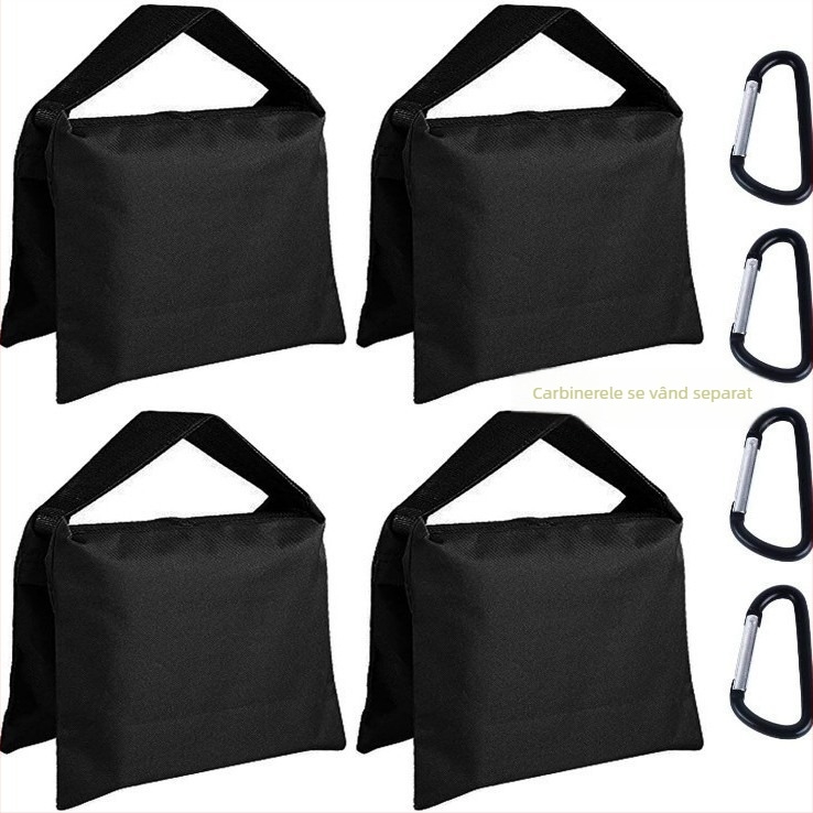 În stoc, livrare dintr-o singură piesă, trepied fix, sac de nisip portant, lumină de plafon pentru fotografie din două piese, fermoar dublu, sac de nisip echilibrat