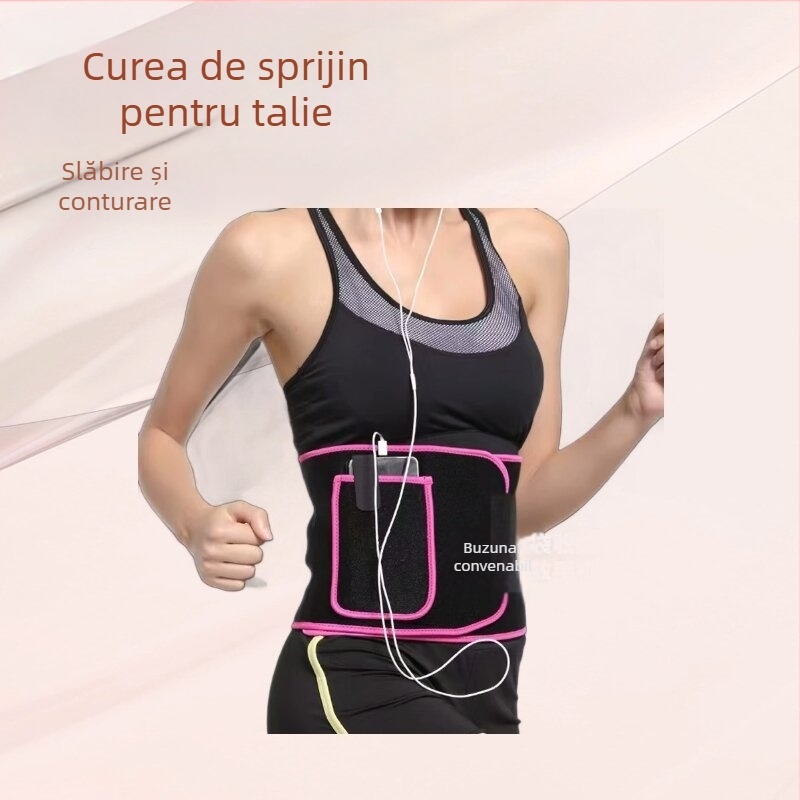 Curea de talie, Protecție de talie pentru sport și fitness, Antrenament de alergare cu genuflexiuni, Curea abdominală, Curea pentru arderea grăsimilor, Vânzare fierbinte pentru comerț exterior transfrontalier