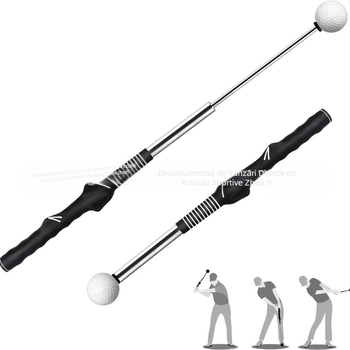 Băț telescopic de golf pentru leagăn, dispozitiv de antrenament pentru leagăn de interior, accesorii pentru antrenament, leagăn de golf