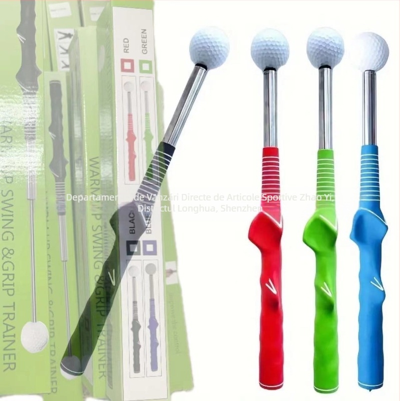 Băț telescopic de golf pentru leagăn, dispozitiv de antrenament pentru leagăn de interior, accesorii pentru antrenament, leagăn de golf
