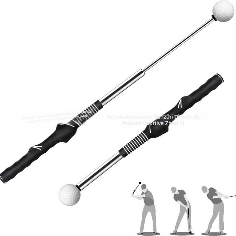 Băț telescopic de golf pentru leagăn, dispozitiv de antrenament pentru leagăn de interior, accesorii pentru antrenament, leagăn de golf