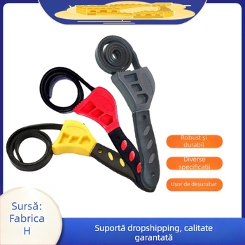 Cheie curea 6 inch multifuncțională 8 inch cheie solară pentru țevi deschizător de sticle filtru de reparații auto cheie cu dublu scop