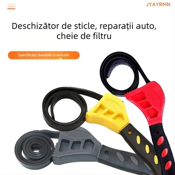 Cheie curea 6 inch multifuncțională 8 inch cheie solară pentru țevi deschizător de sticle filtru de reparații auto cheie cu dublu scop
