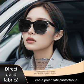 Noii ochelari inteligenți Bluetooth GS01 ascultă melodii, apeluri, condus, navigație, protecție UV polarizată, confortabili de purtat