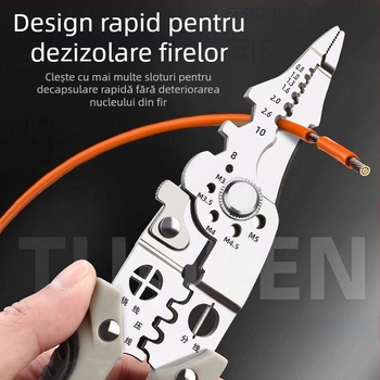 dezizolator de sârmă en-gros dezizolator de sârmă multifuncțional electrician dezizolator de sârmă rupt dezizolator de sârmă foarfece dezizolator de sârmă instrumente hardware pentru electricieni