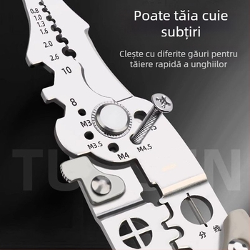 dezizolator de sârmă en-gros dezizolator de sârmă multifuncțional electrician dezizolator de sârmă rupt dezizolator de sârmă foarfece dezizolator de sârmă instrumente hardware pentru electricieni