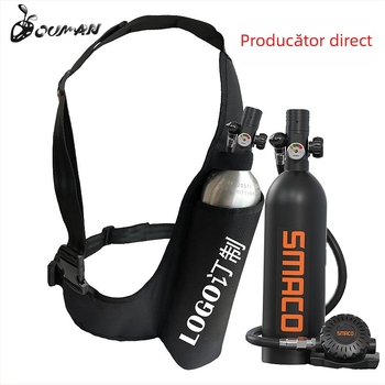 Geantă mică de scufundări în aer liber, tip crossbody, cu velcro, convenabilă, rezistentă la uzură, pentru butelii de oxigen și apă