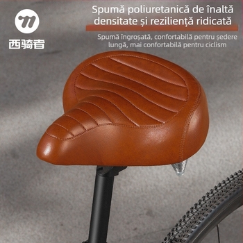 WEST BIKING pernă retro pentru bicicletă, pernă confortabilă cu absorbție de șocuri, echipament de agrement pentru echitație, pernă retro pentru bicicletă