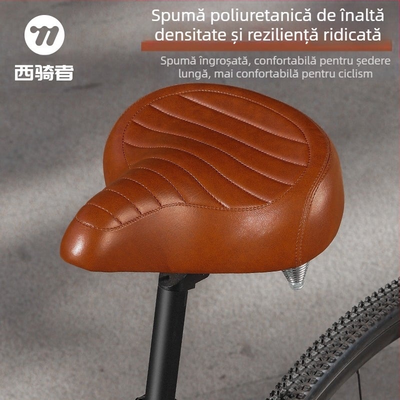 WEST BIKING pernă retro pentru bicicletă, pernă confortabilă cu absorbție de șocuri, echipament de agrement pentru echitație, pernă retro pentru bicicletă