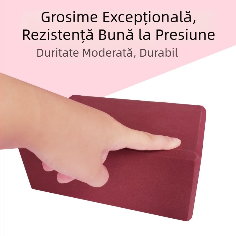 Cărămidă de yoga îngroșată aleatoriu, spumă de înaltă densitate, cărămidă pentru copii, dans, practică, yoga, adulți, cărămidă auxiliară specială