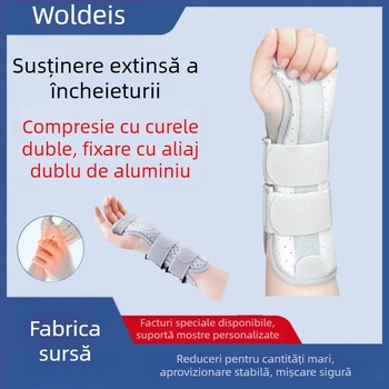 Orteză de încheietură din burete cu curele duble pentru a susține fracturile încheieturii mâinii, orteză fixă pentru încheietura mâinii pentru bărbați și femei, orteză pentru articulația tecii tendinoase, suport pentru reabilitare
