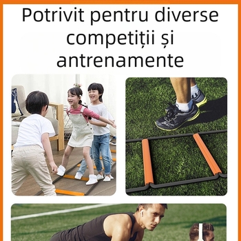 Scară sport multifuncțională sensibilă, scară fluture agilă, scară fixă pentru fitness, scară de antrenament pentru fotbal, scară de frânghie