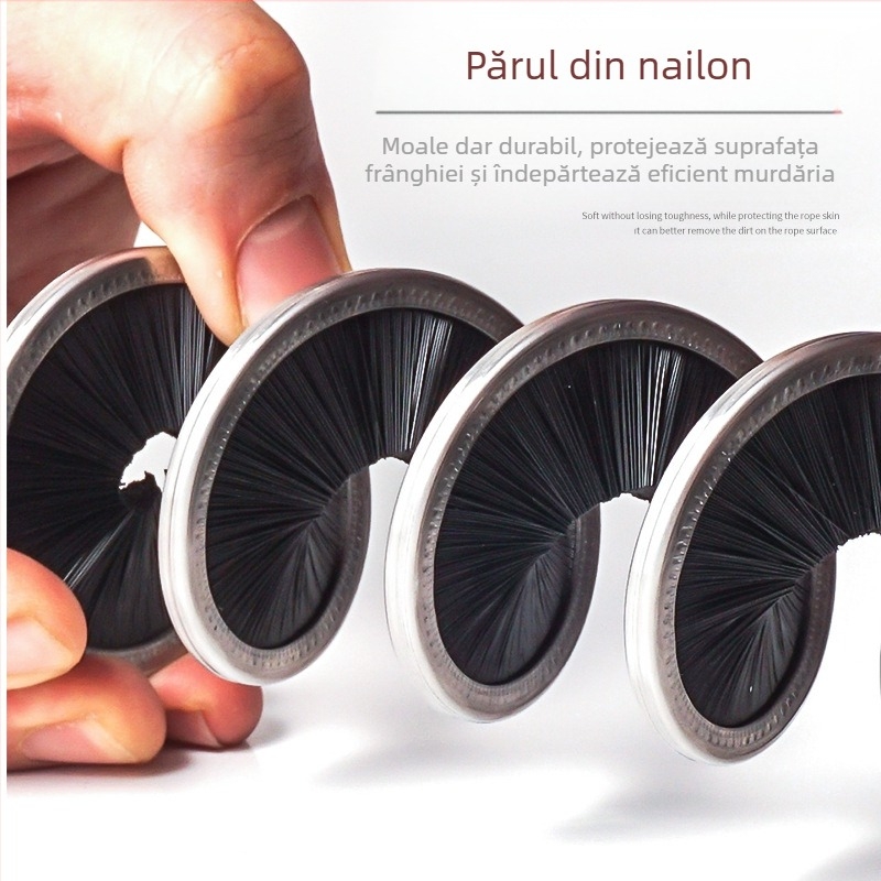 Perie de frânghie pentru alpinism în aer liber Kanle, perie de curățare pentru frânghie, perie de curățare pentru frânghie, perie de spălat și curățare pentru frânghie