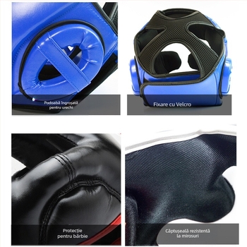 Cască de box pentru adulți și copii, protecție reală pentru cap, Sanda, Muay Thai, box, competiție, capac de protecție pentru cap, față de maimuță, Sanda, cască de protecție