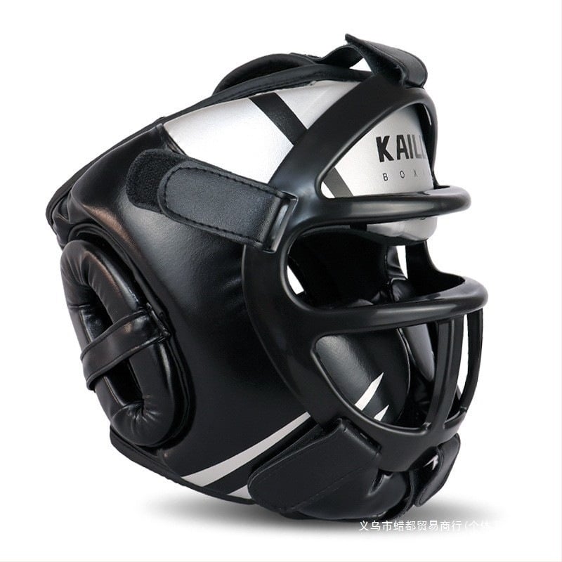 Cască de box pentru adulți și copii, protecție reală pentru cap, Sanda, Muay Thai, box, competiție, capac de protecție pentru cap, față de maimuță, Sanda, cască de protecție