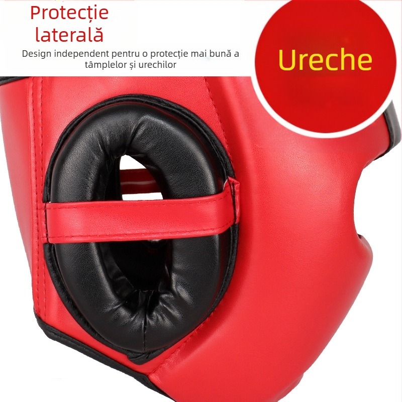Cască de box pentru adulți și copii, protecție reală pentru cap, Sanda, Muay Thai, box, competiție, capac de protecție pentru cap, față de maimuță, Sanda, cască de protecție