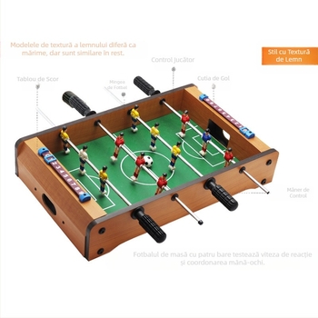 Masă de fotbal dublă pentru desktop, masă de fotbal, jucărie casuală, masă de fotbal, masă de fotbal, masă de fotbal desktop