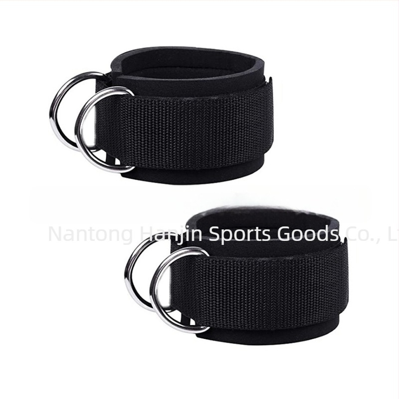 Accesorii pentru echipamente de fitness care conțin geantă de pânză neagră, frânghie de tensionare pentru tricepși, mâner de fitness, mâner, cataramă pentru gleznă de fitness