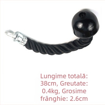 Accesorii pentru echipamente de fitness Gantry, mâner, frânghie cu presiune mai mică, cap unic, cap dublu, frânghie de antrenament pentru triceps