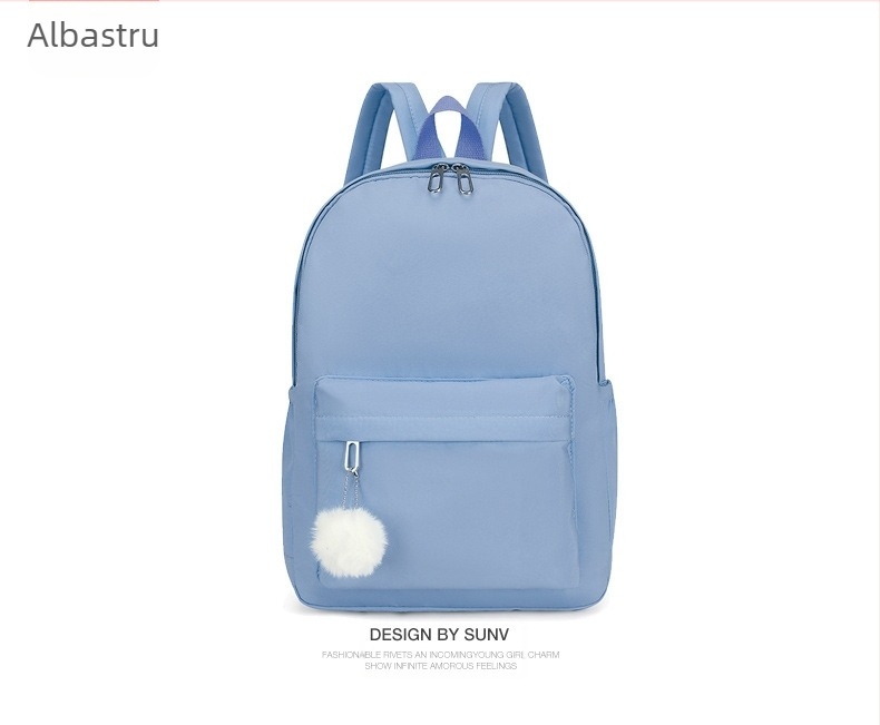Rucsac casual transfrontalier nou, de culoarea bomboanelor, pentru tineri, din nailon, pentru școală, imprimat cu logo, geantă publicitară pentru elevii de școală primară și secundară