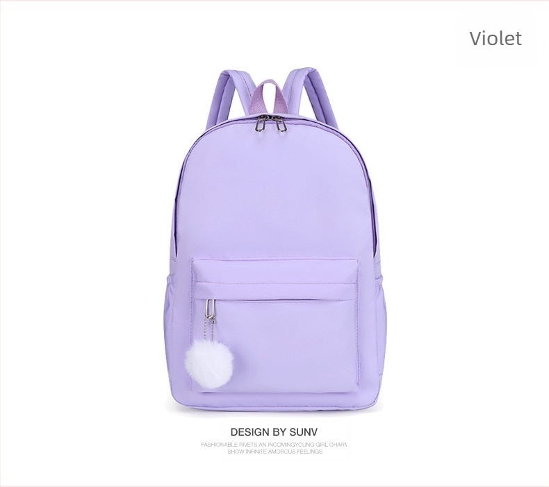 Rucsac casual transfrontalier nou, de culoarea bomboanelor, pentru tineri, din nailon, pentru școală, imprimat cu logo, geantă publicitară pentru elevii de școală primară și secundară