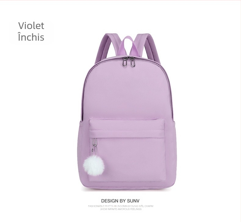 Rucsac casual transfrontalier nou, de culoarea bomboanelor, pentru tineri, din nailon, pentru școală, imprimat cu logo, geantă publicitară pentru elevii de școală primară și secundară