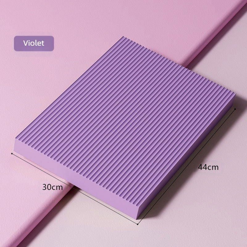 Saltea de yoga cu pas moale, saltea de fitness, spumă de echilibru, burete, îngenuncheat, saltea sport antiderapantă, saltea moale