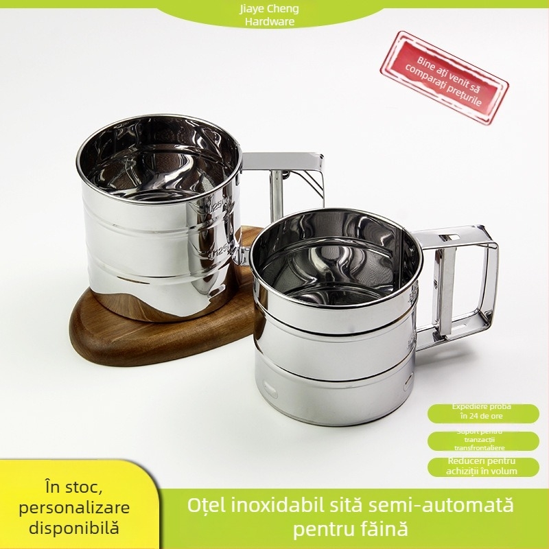 Sită din oțel inoxidabil cu plasă, sită pentru făină, sită cu plasă, sită rotundă din oțel inoxidabil din fabrică, sită de fier pentru făină