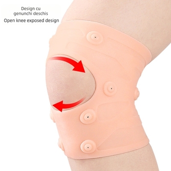 Genunchiere magnetice SEBS, genunchiere sub presiune pentru rotula, pentru alergare în aer liber, ciclism, sport, genunchiere elastice cu două benzi, genunchiere sport