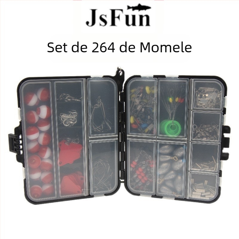 Comerț exterior 264 accesorii costum momeală manivelă cârlig glonț plumb spațiu fasole pescuit în aer liber transfrontalier en-gros