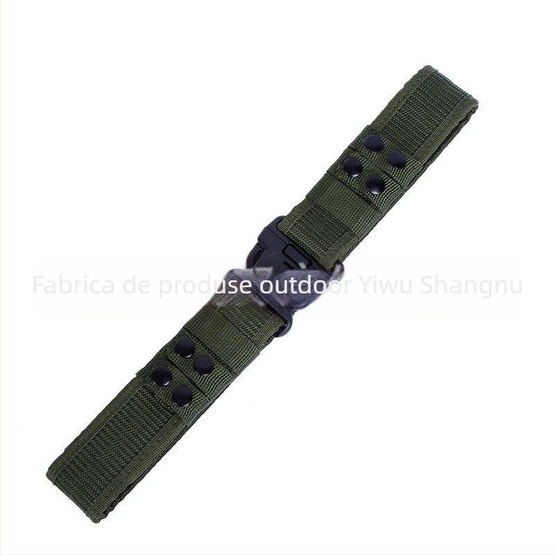 Curea de pânză din polipropilenă cu velcro pentru exterior, Aliexpress Temu, curea populară cu cataramă din plastic, curea tactică transfrontalieră