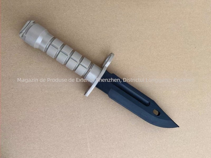 Cuțit din plastic direct din fabrică Model M9 cuțit tactic de antrenament moale, recuzită pentru film și televiziune, decorare militară pentru fani transfrontalieri, fără carcasă de cuțit