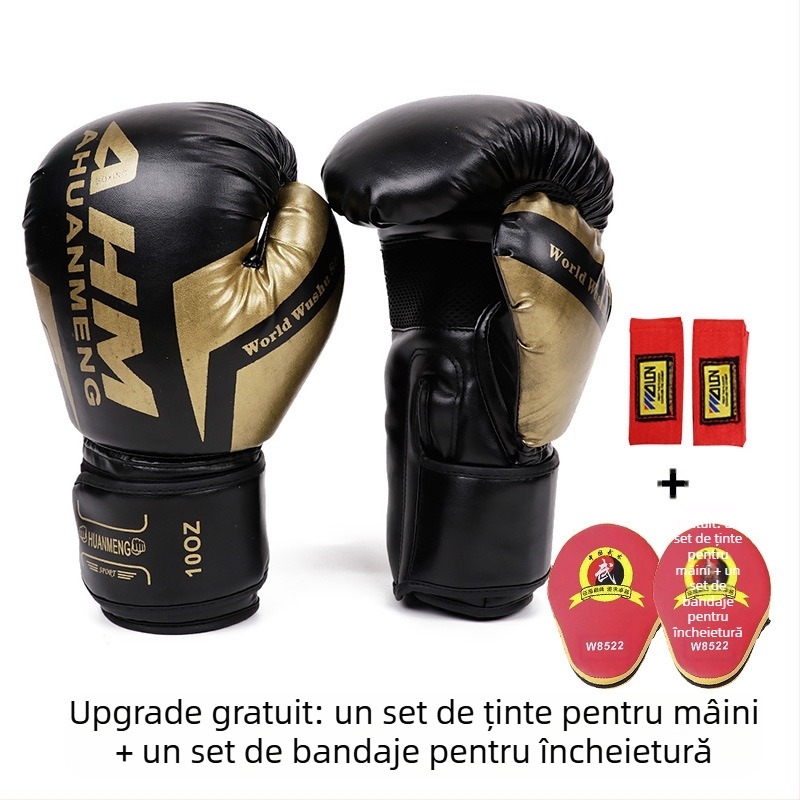 Mănuși de box en-gros Spot Sanda, mănuși de box pentru antrenament, adulți și copii, îngroșate, de protecție, pentru luptă