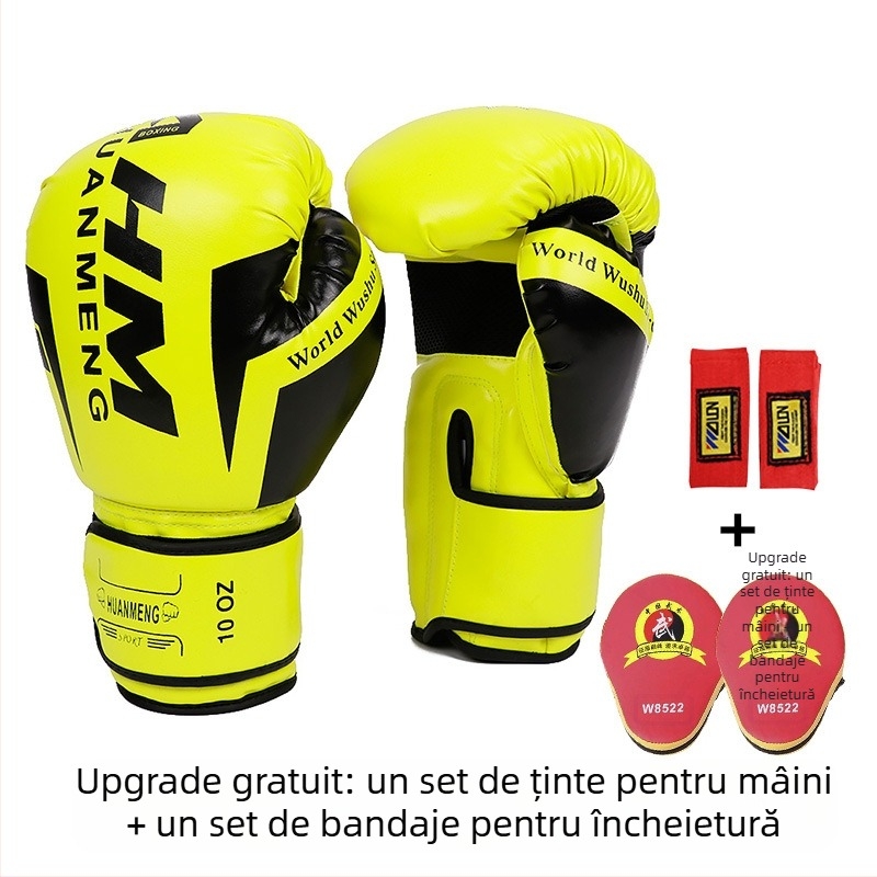 Mănuși de box en-gros Spot Sanda, mănuși de box pentru antrenament, adulți și copii, îngroșate, de protecție, pentru luptă